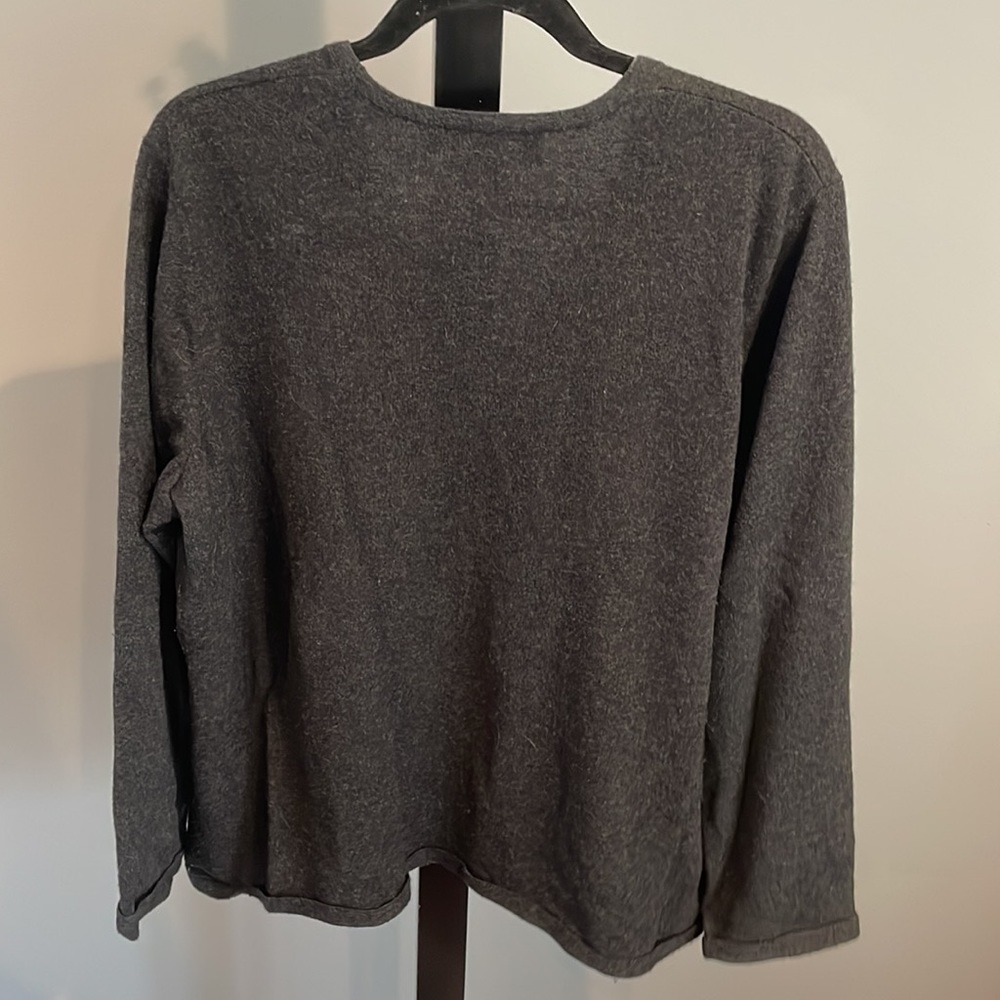 Cashmere Long Sleeve Button Down Sweater - image 2